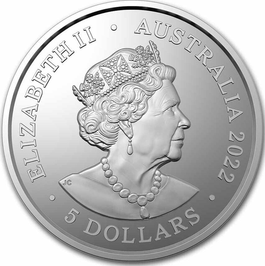 Australia 2022 $5 Dusky Dolphin 1oz High Relief Silver Proof Coin 1000 Mintage
