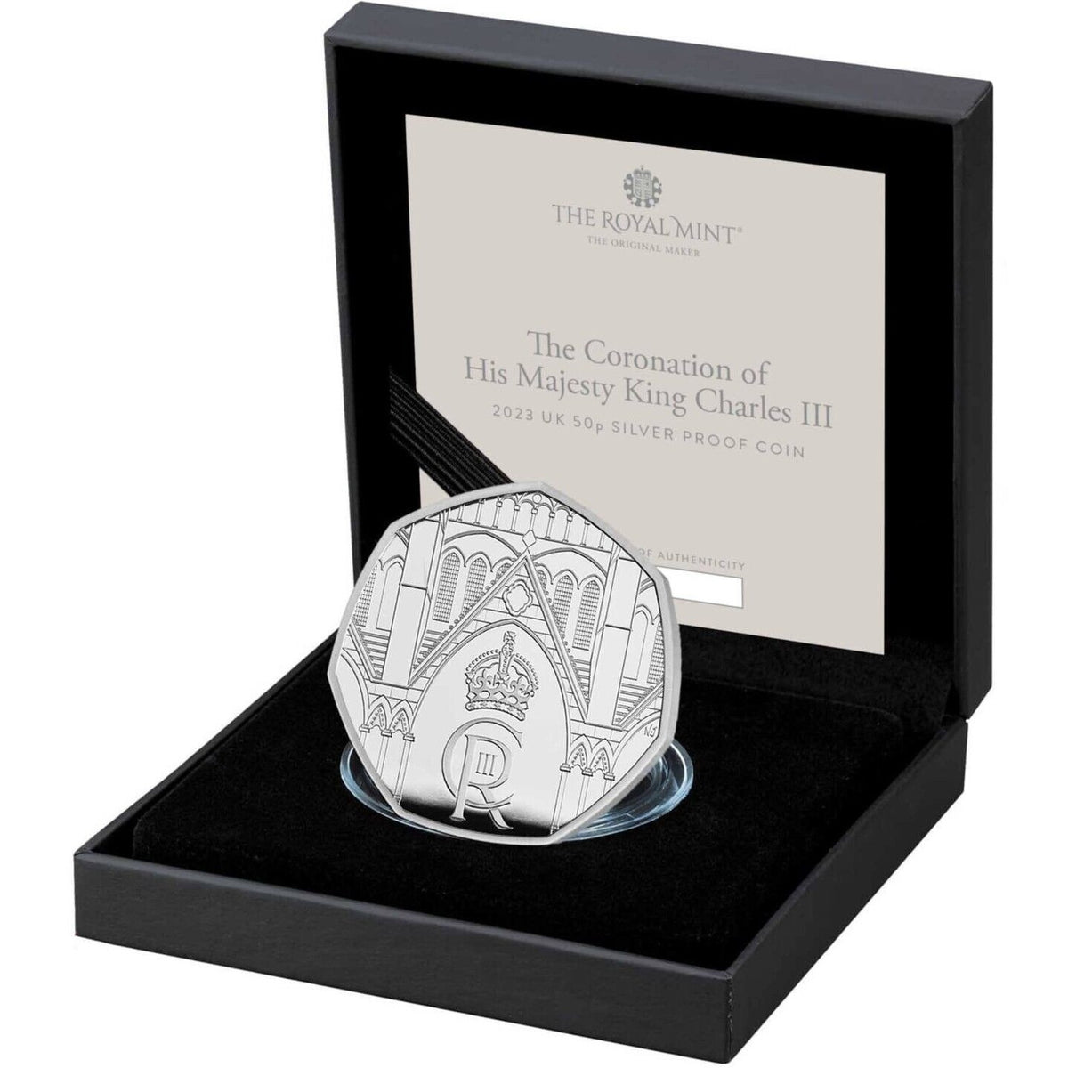 United Kingdom 2023 50p King Charles III Coronation Silver Proof Coin