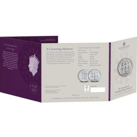 United Kingdom 2023 £5 King Charles III Coronation Brilliant Uncirculated Coin
