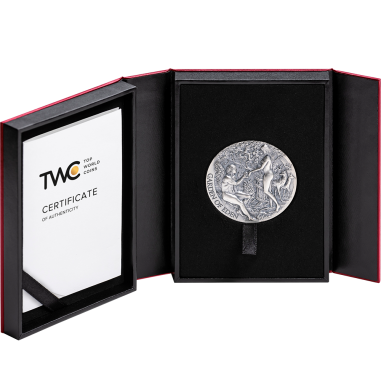 Cameroon 2023 2000 Francs THE GARDEN OF EDEN Bible Stories 2 Oz Antique Silver Coin