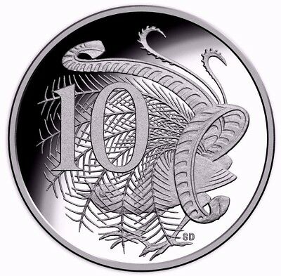 Australia 2019 10 Cent Proof Lyrebird