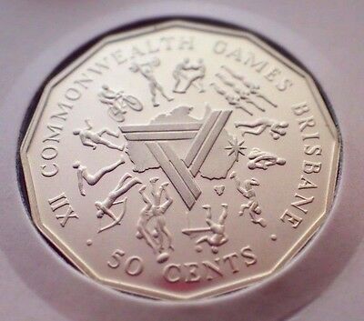 Australia 1982 50 Cent Proof Commonwealth Games