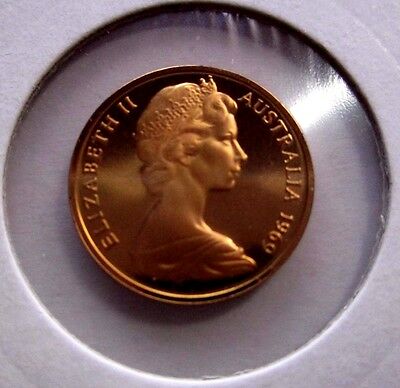 Australia 1969 1 Cent Proof Feather Tail Glider