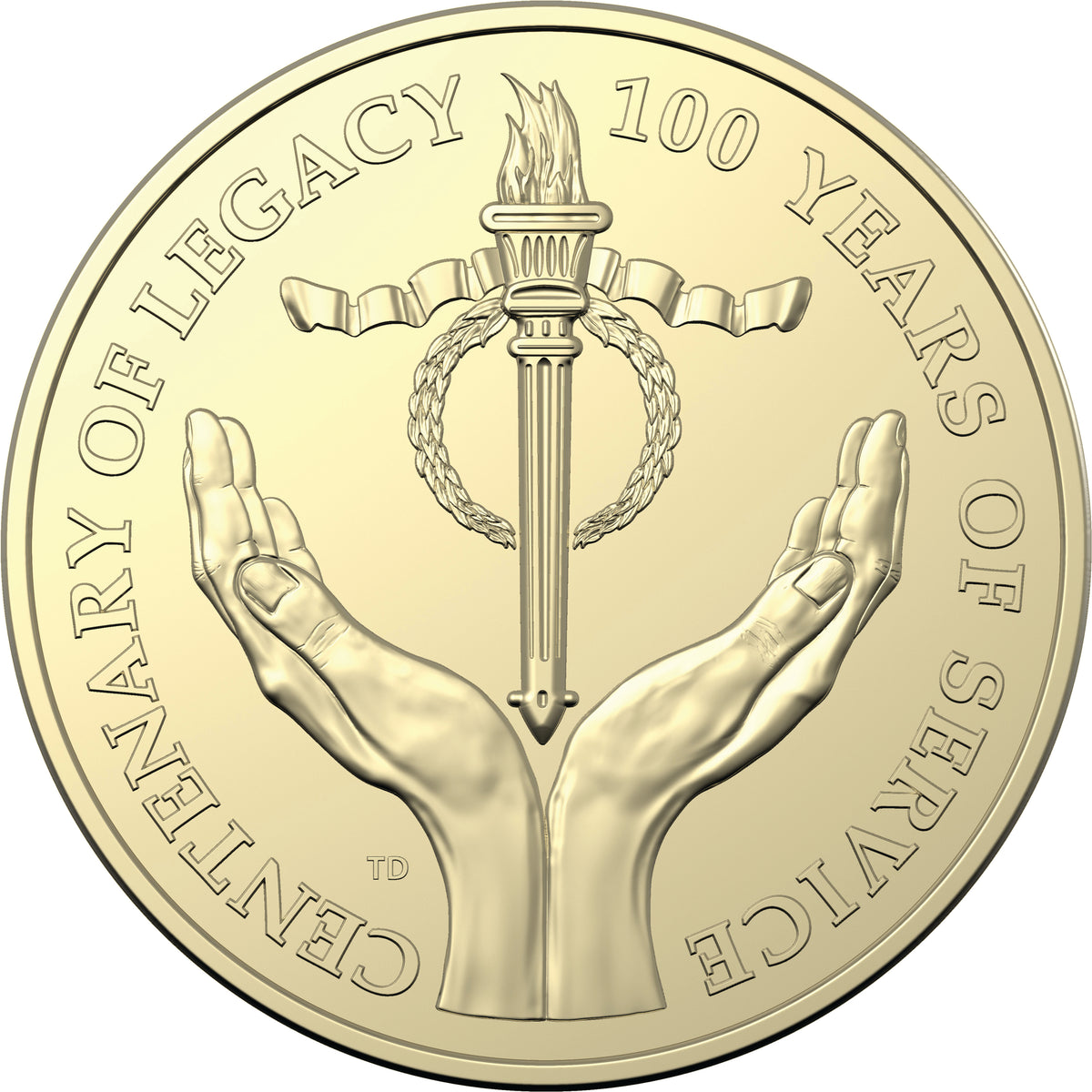 Australia 2023 $1 Centenary of Legacy Uncirculated Coin on Card
