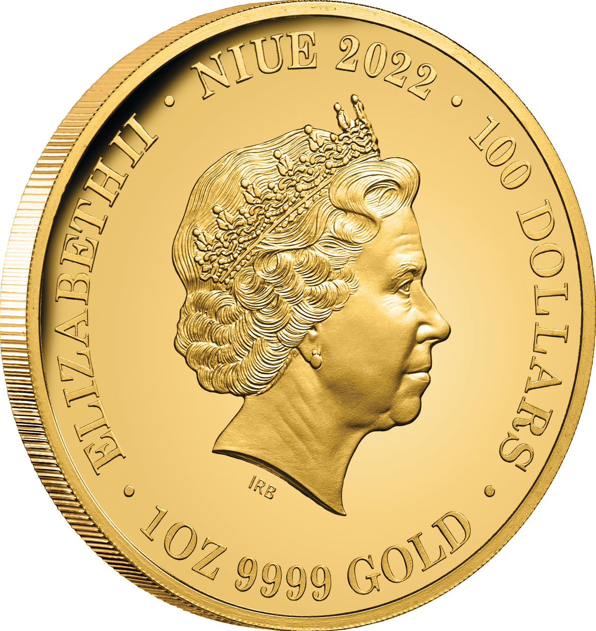 Niue 2022 $100 Lunar Year of the Tiger Gold Proof Coin