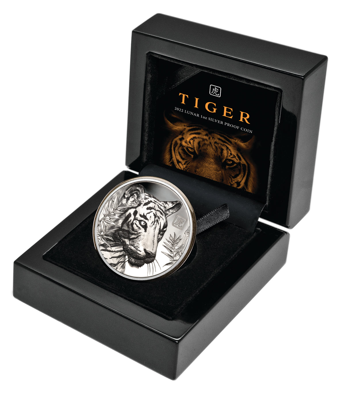 Niue 2022 $1 Lunar Year of the Tiger Coloured Silver Proof Coin