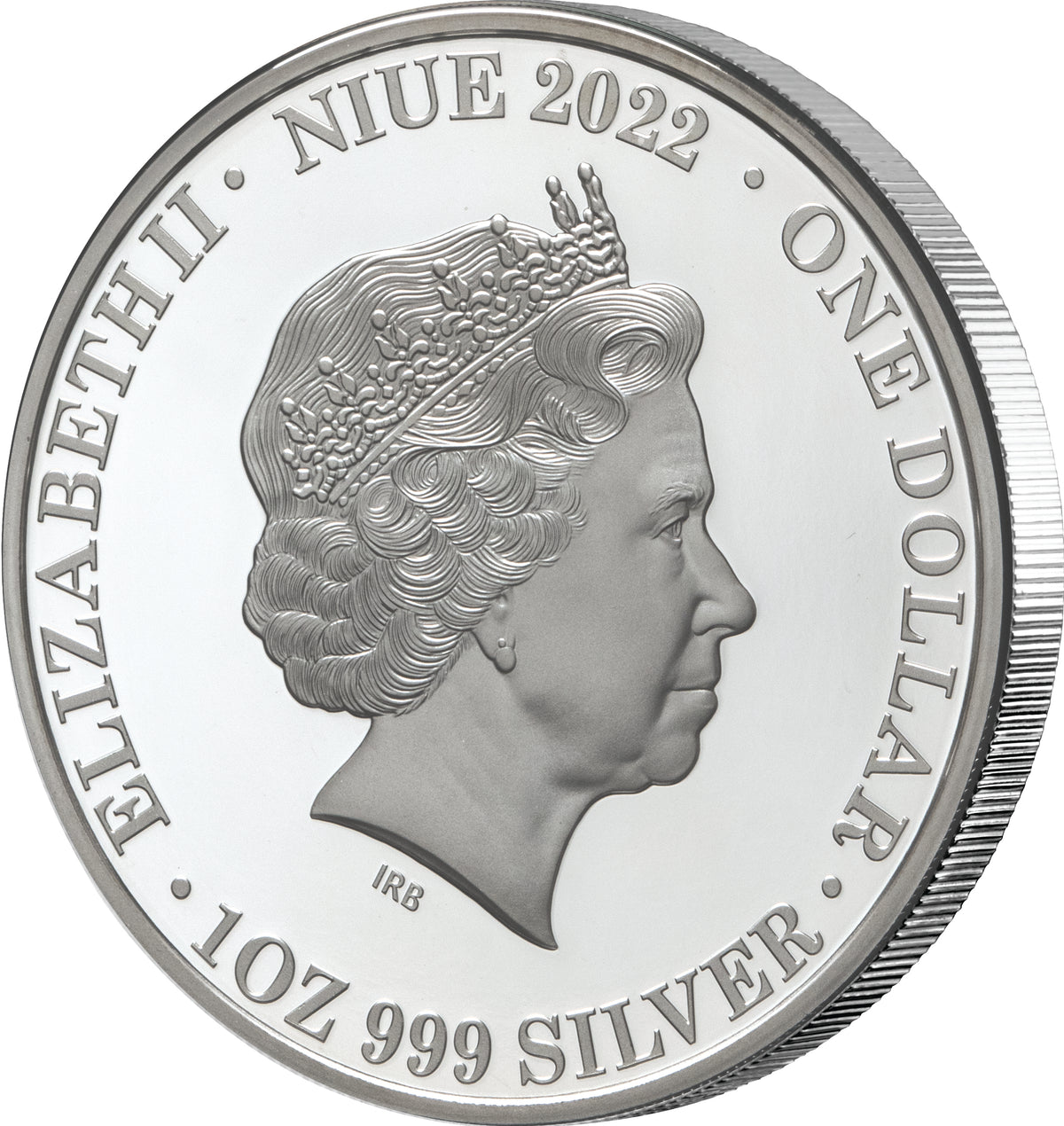 Niue 2022 $1 Lunar Year of the Tiger Coloured Silver Proof Coin