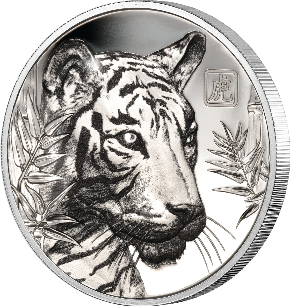 Niue 2022 $1 Lunar Year of the Tiger Coloured Silver Proof Coin
