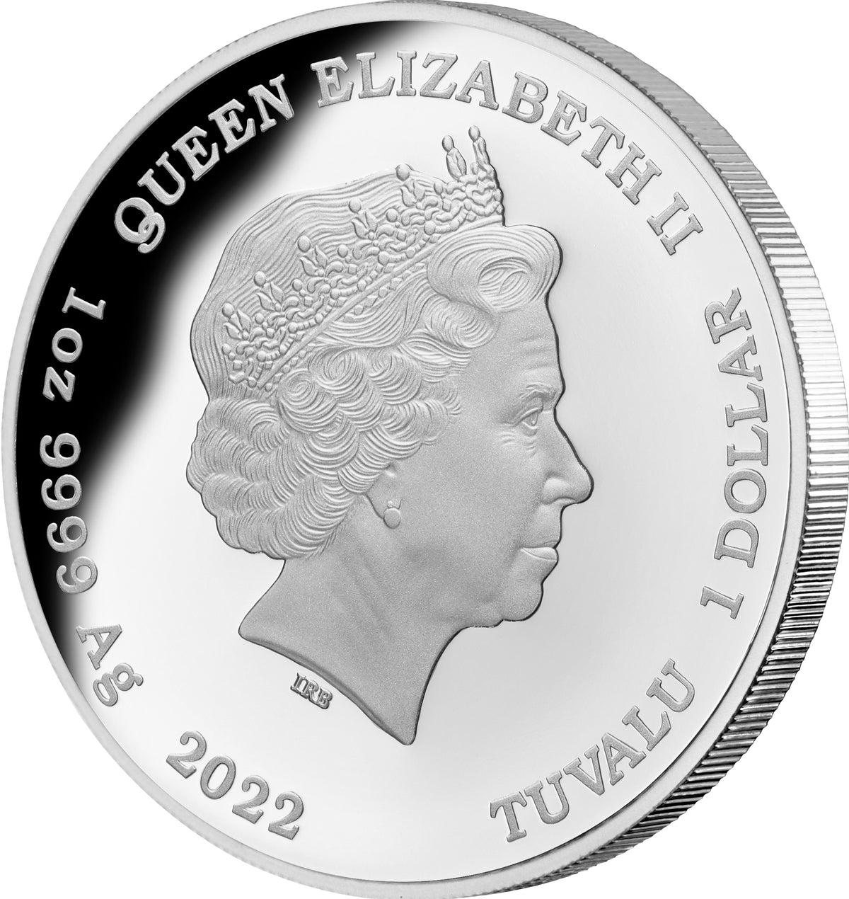 Tuvalu 2022 $1 Aurora Australis $1 1oz Silver Proof Coin Low mintage 2000 Perth Mint