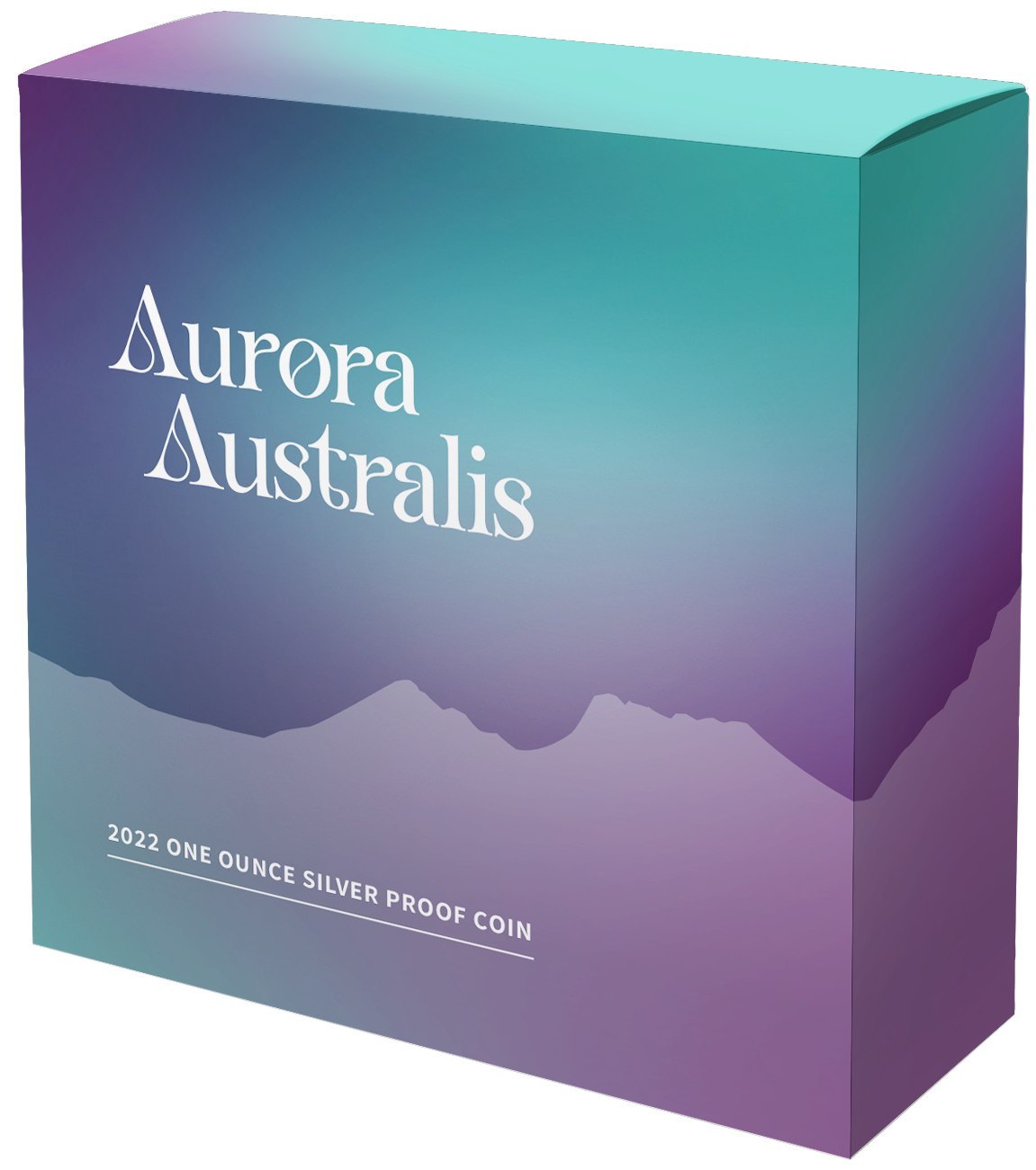 Tuvalu 2022 $1 Aurora Australis $1 1oz Silver Proof Coin Low mintage 2000 Perth Mint
