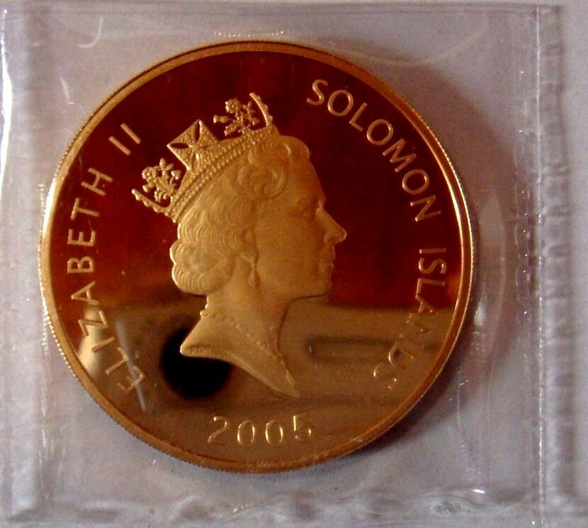 Australia 2005 $25 Concorde 1 Oz .999 Silver 24k Gold Plated Proof