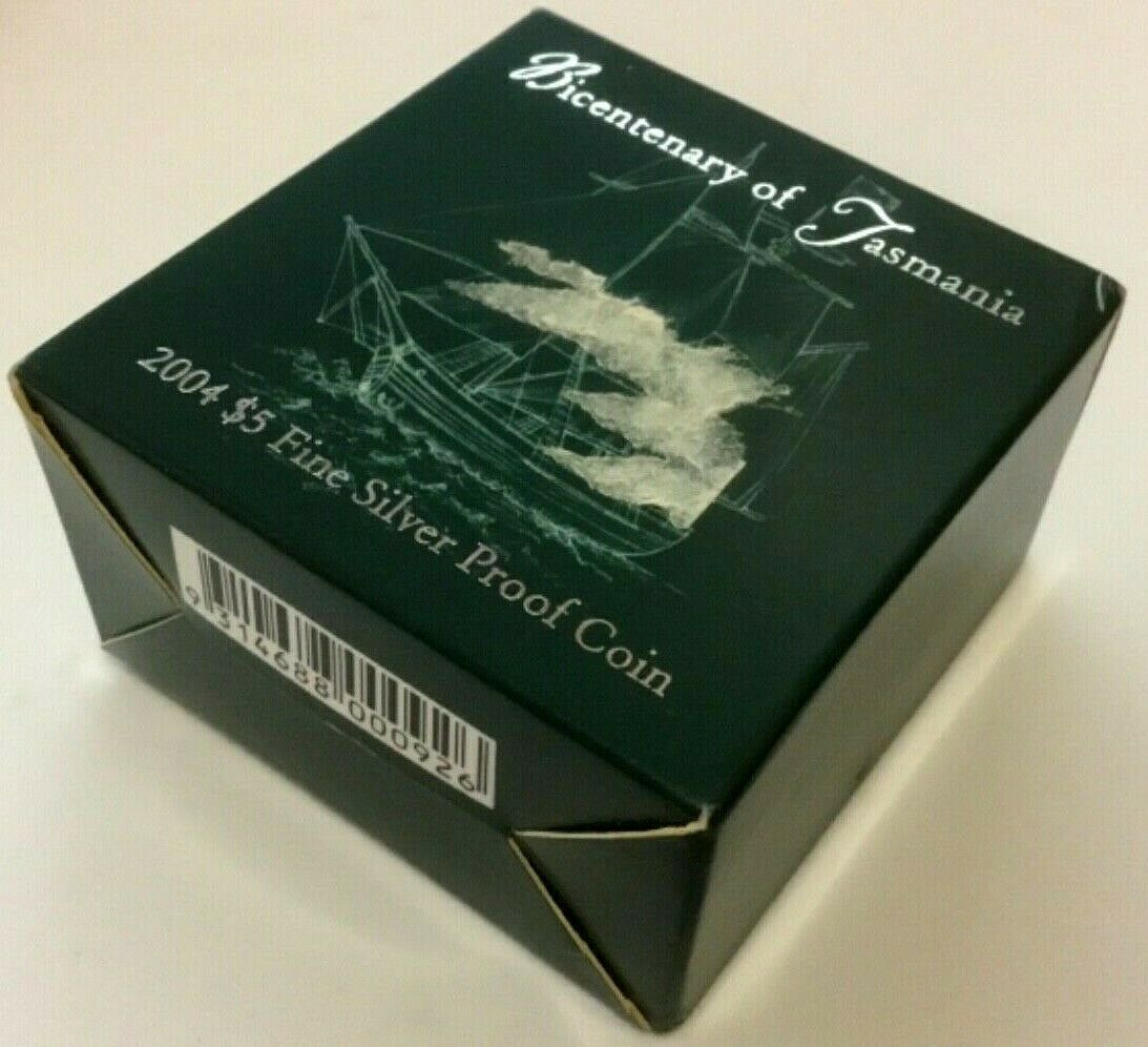 Australia 2004 $5 Bicentenary of Tasmania 36.31 Grams of Silver