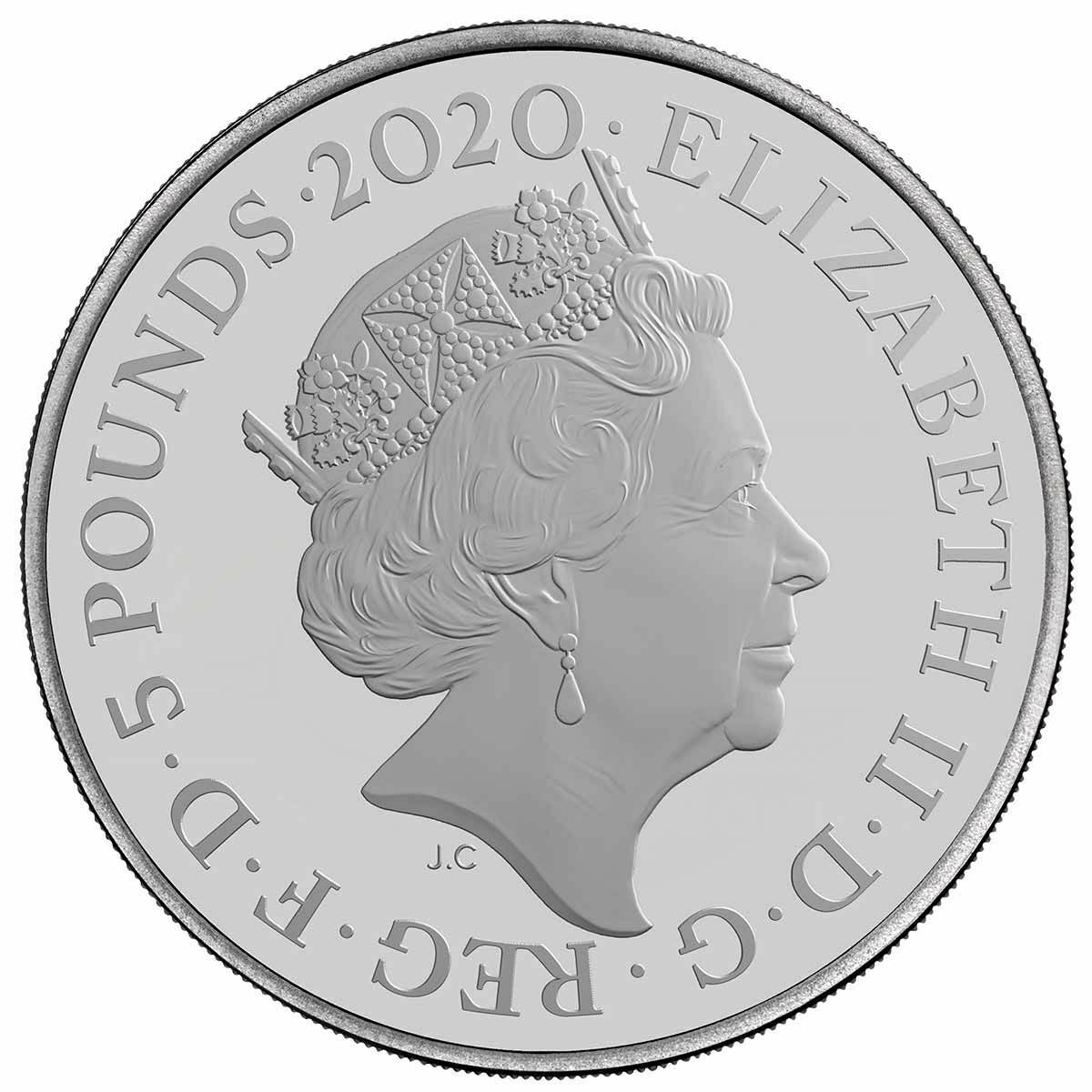 United Kingdom 2020 £5 James Bond Aston Martin BU Sealed Coin Pack
