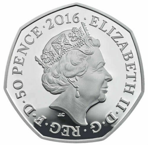 United Kingdom 2016 50p Beatrix Potter Mrs Tiggy Winkle Silver Proof