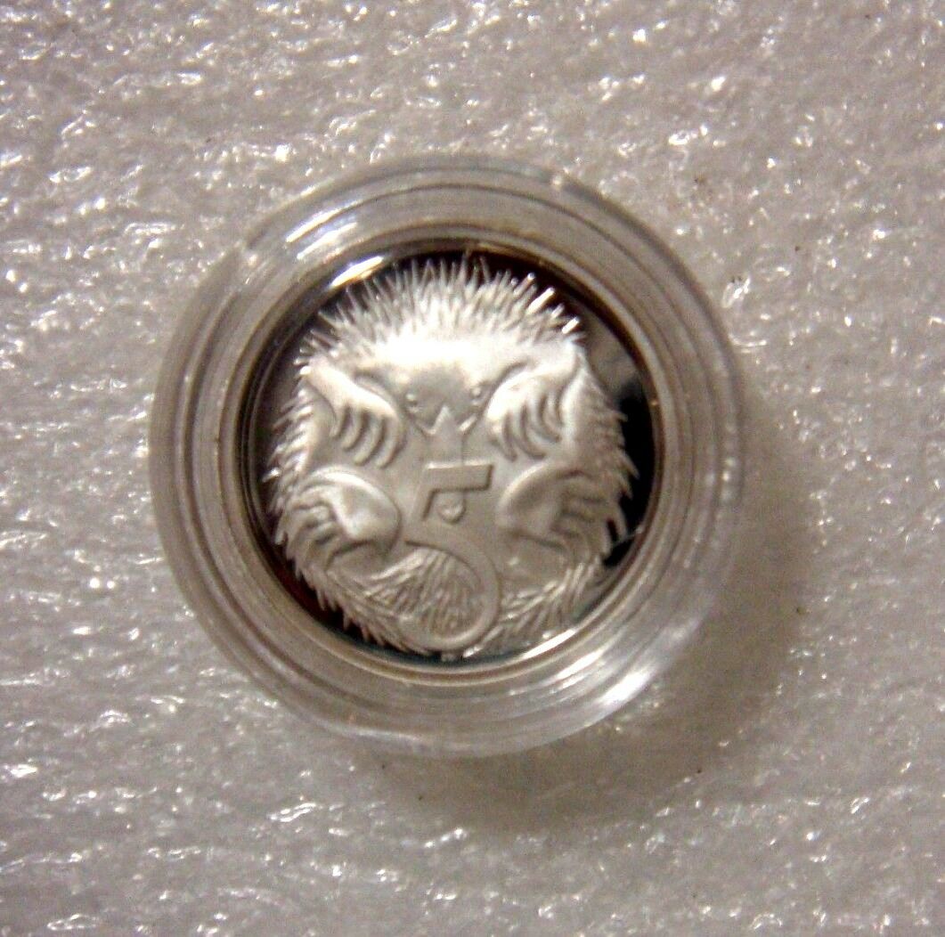 Australia 1991 5 Cent Silver Proof Echidna