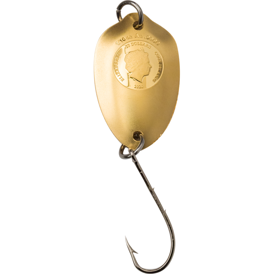 Cook Islands 2020 $20 Uncirculated The Buel Spoon Gold 1/10 Oz – Legendary Lures Fishing