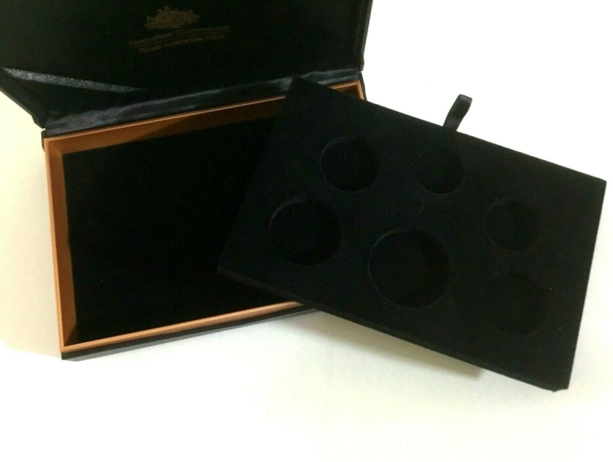 Australia Empty 6 Coin Proof Set Case with Removable Coin Drawer