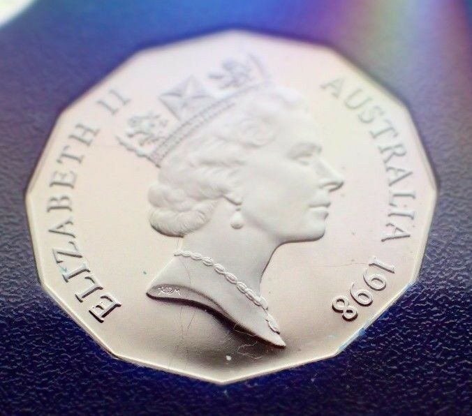 Australia 1998 50 Cent Proof Bass and Flinders