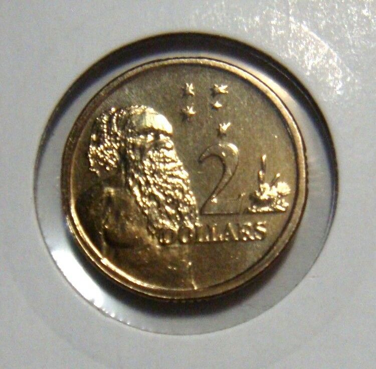Australia 2011 $2 Uncirculated Aborigine and Southern Cross