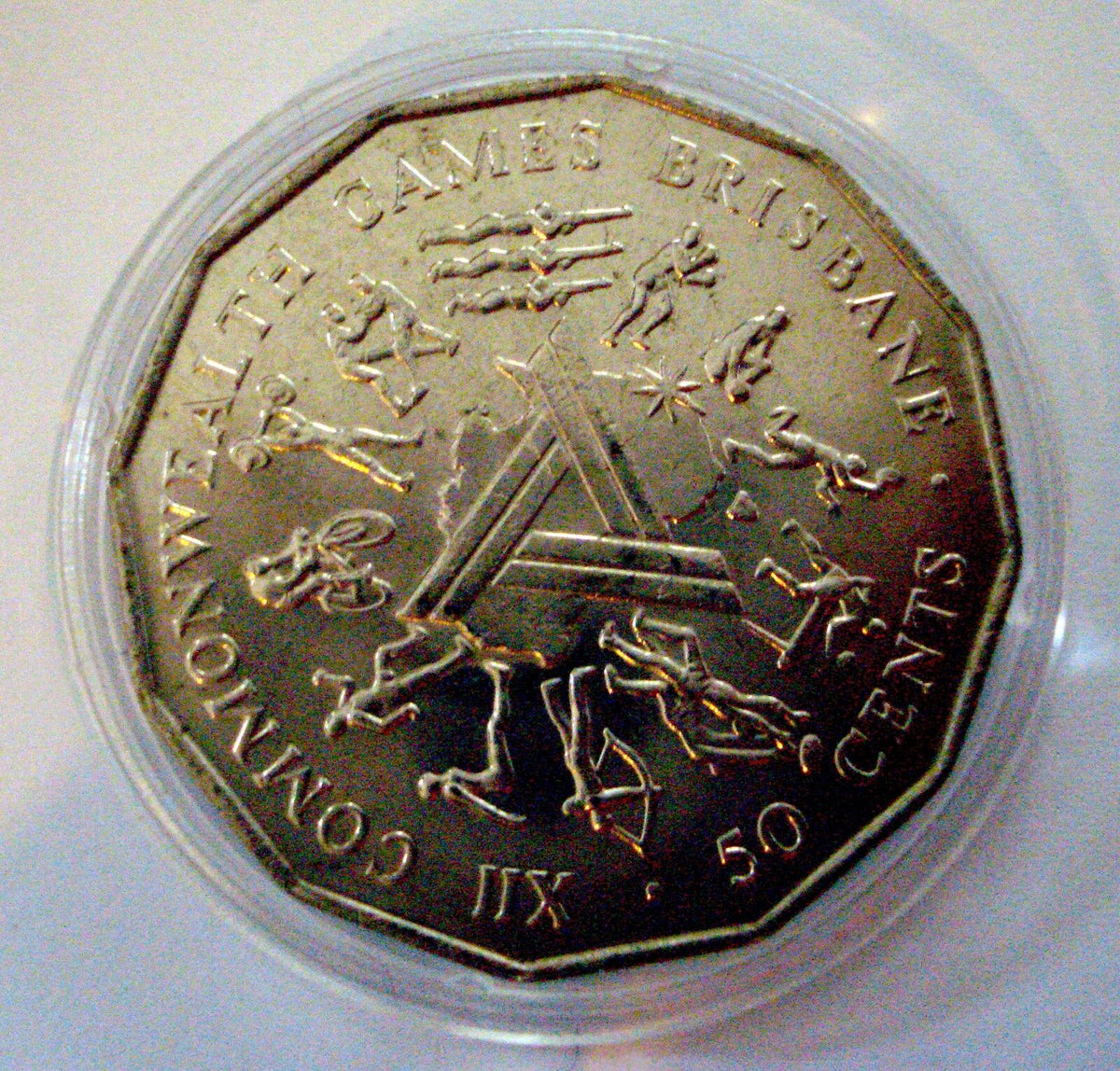 Australia 1982 50 Cent Uncirculated Commonwealth Games ex Roll