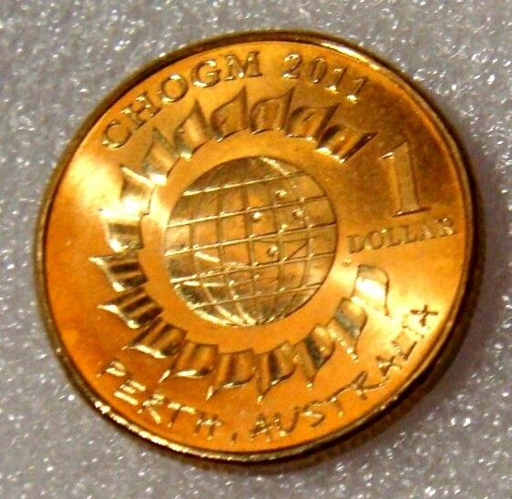Australia 2011$1 Perth CHOGM ex Royal Australian Mint Roll Uncirculated