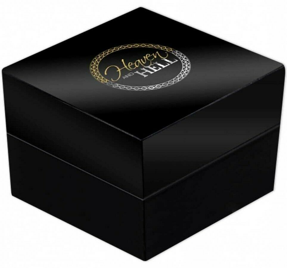 Samoa 2021 $5 Heaven and Hell 2 Oz Antiqued Silver Box