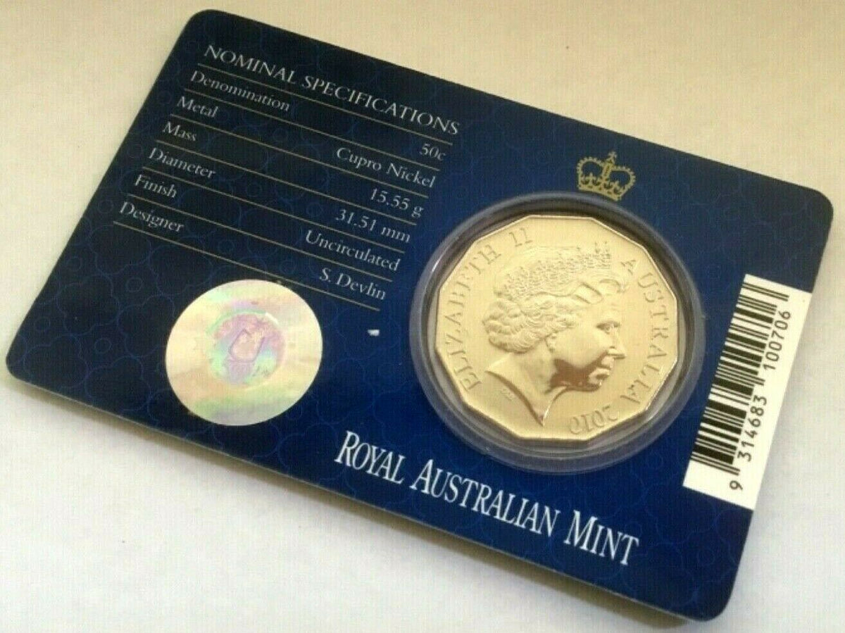 Australia 2010 50 Cent Uncirculated Royal Engagement