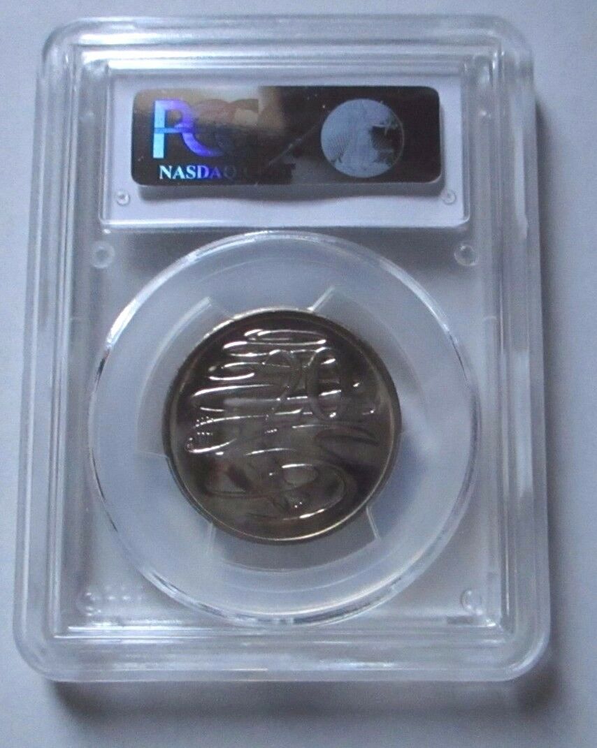 Australia 1981 20 Cent Wavy Legends 3 1/2 Claw PCGS MS64 3rd Highest Grade