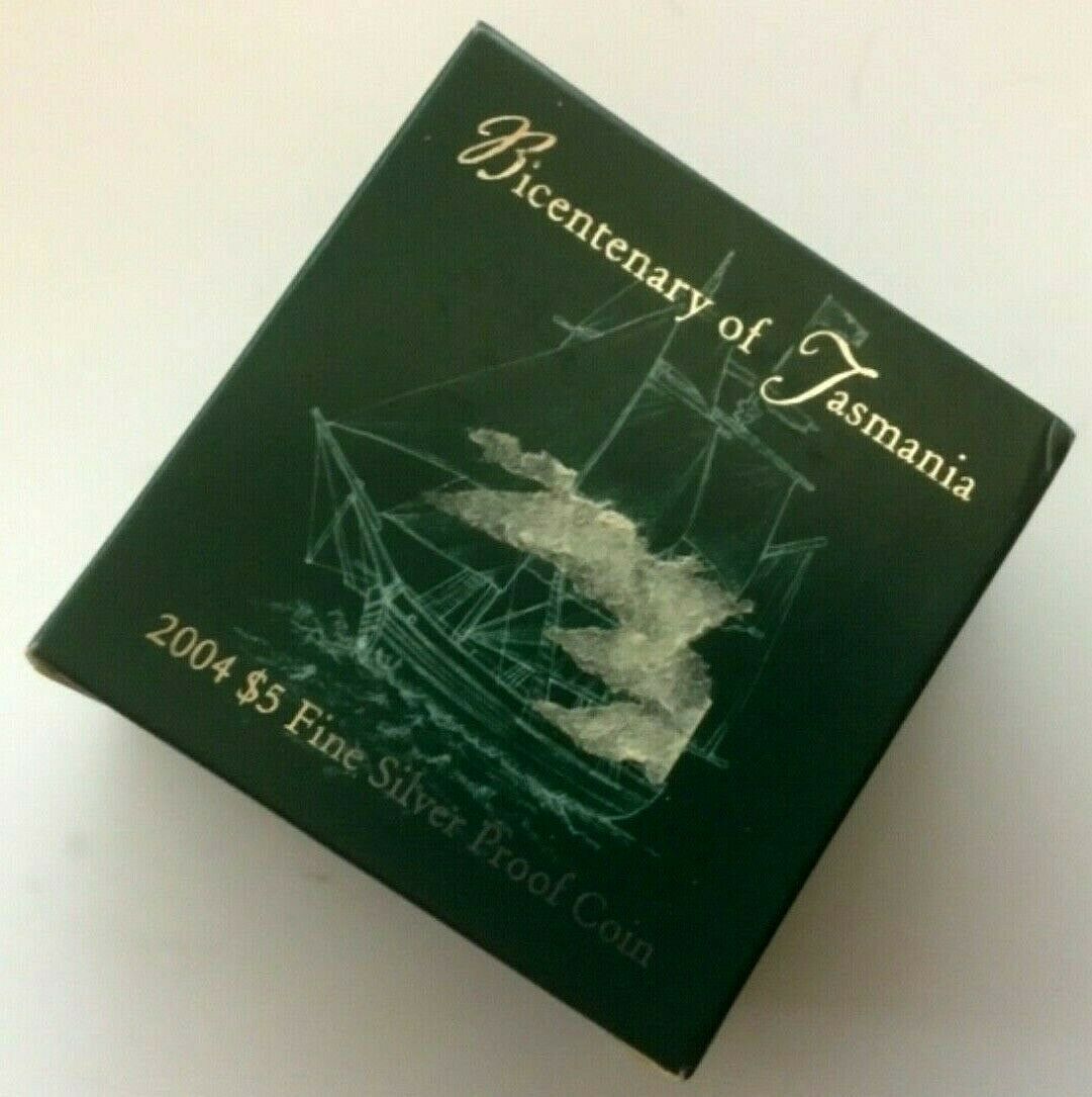Australia 2004 $5 Bicentenary of Tasmania 36.31 Grams of Silver
