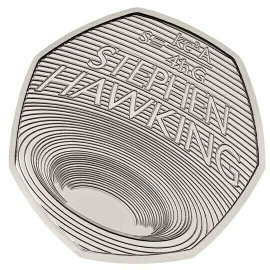 United Kingdom 2019 50p Celebrating the Life of Stephen Hawking BU Coin Pack