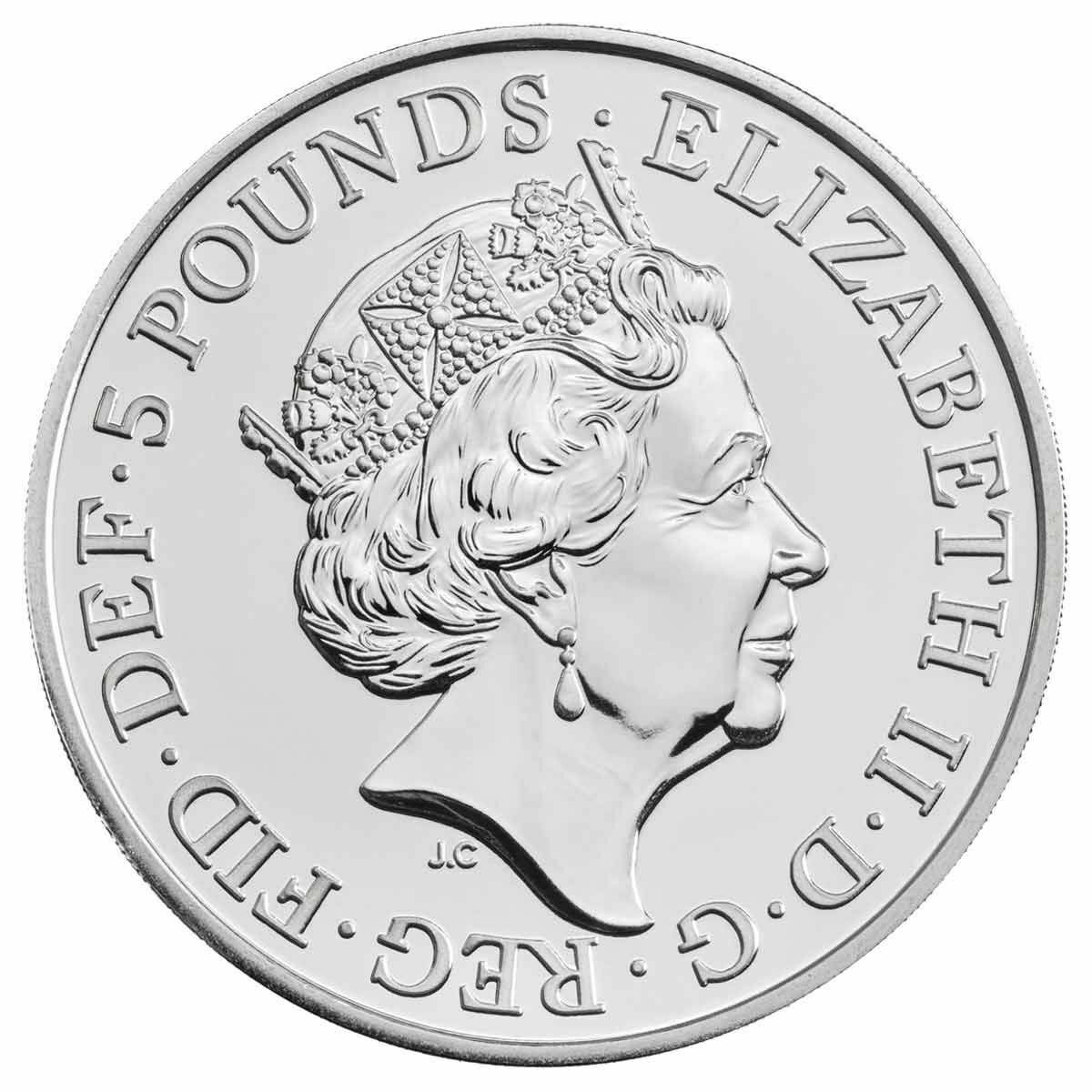 United Kingdom UK 1945 - 2020 The End of the Second World War £5 BU Sealed Coin Pack