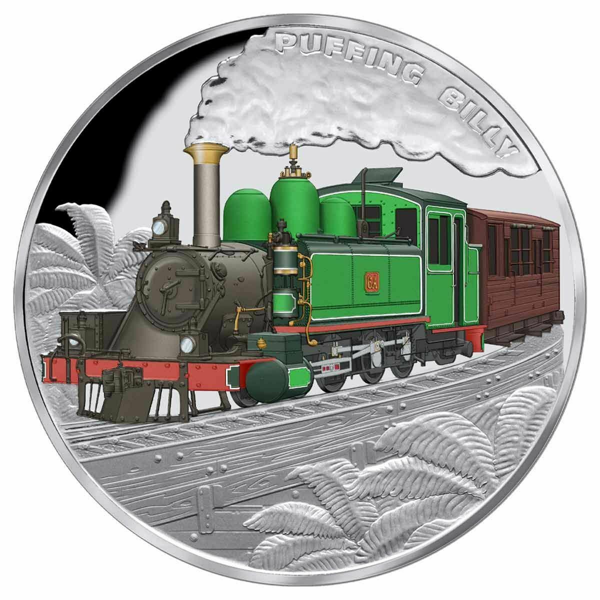 Niue 2020 Puffing Billy Train $1 1oz Silver Proof