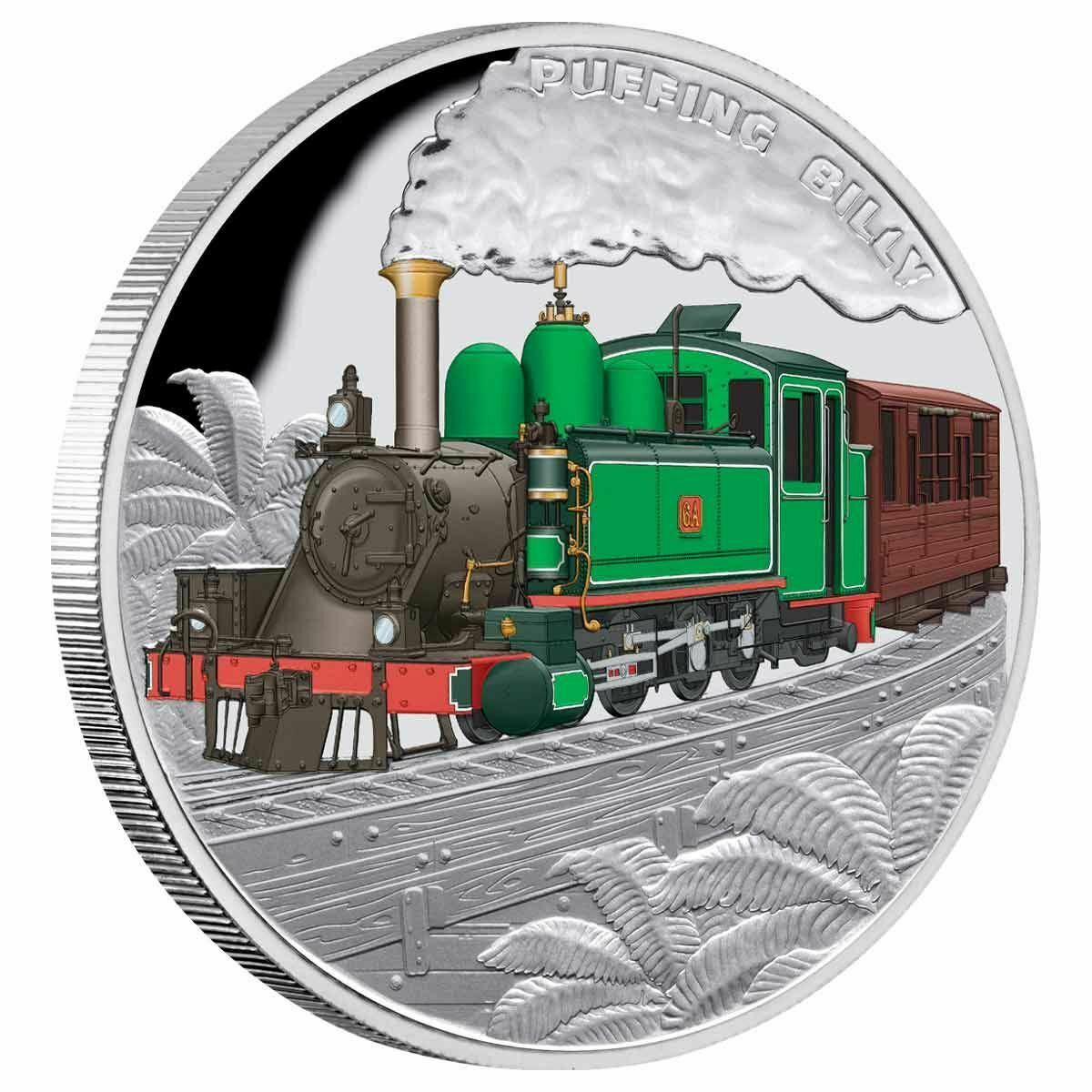 Niue 2020 Puffing Billy Train $1 1oz Silver Proof