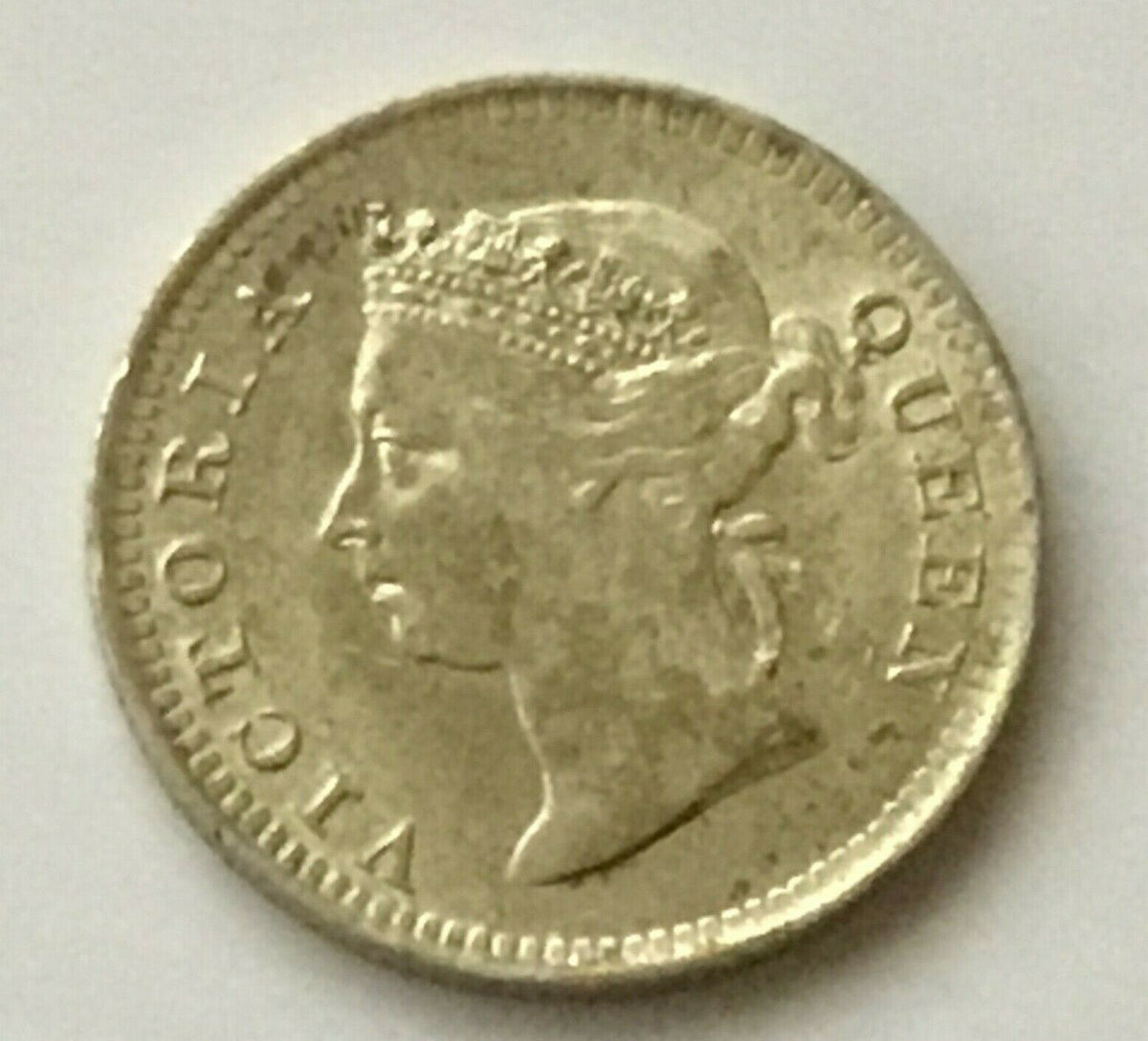 Hong Kong 1899 5 Cents Silver