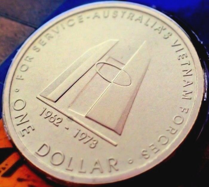 Australia 2003 $1 Uncirculated Vietnam Forces Only 57,000 Made