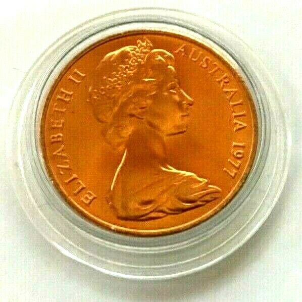 Australia 1977 2 Cent Uncirculated Frilled Neck Lizard