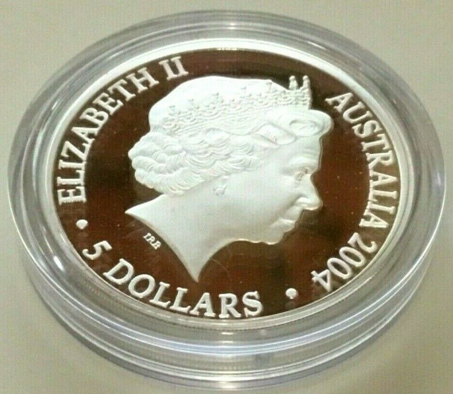 Australia 2004 $5 Bicentenary of Tasmania 36.31 Grams of Silver
