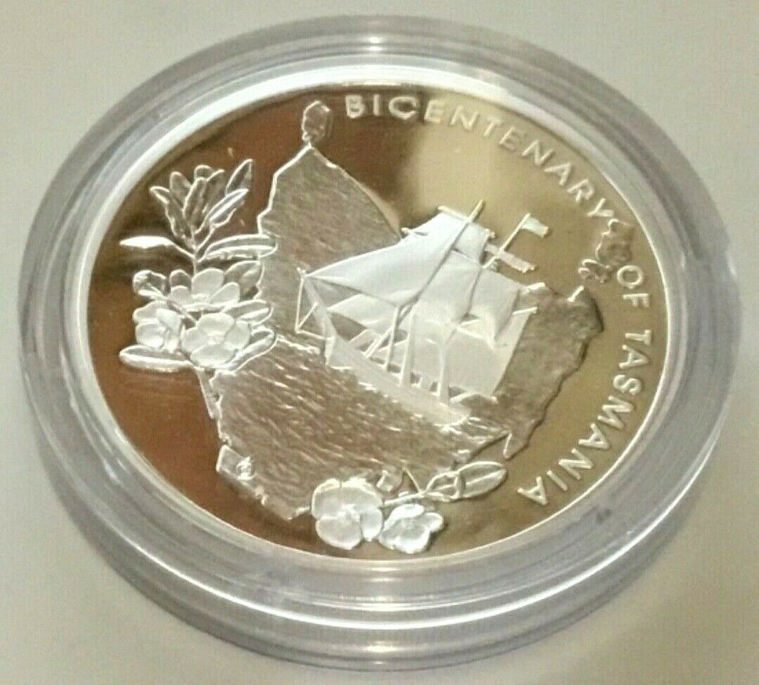Australia 2004 $5 Bicentenary of Tasmania 36.31 Grams of Silver