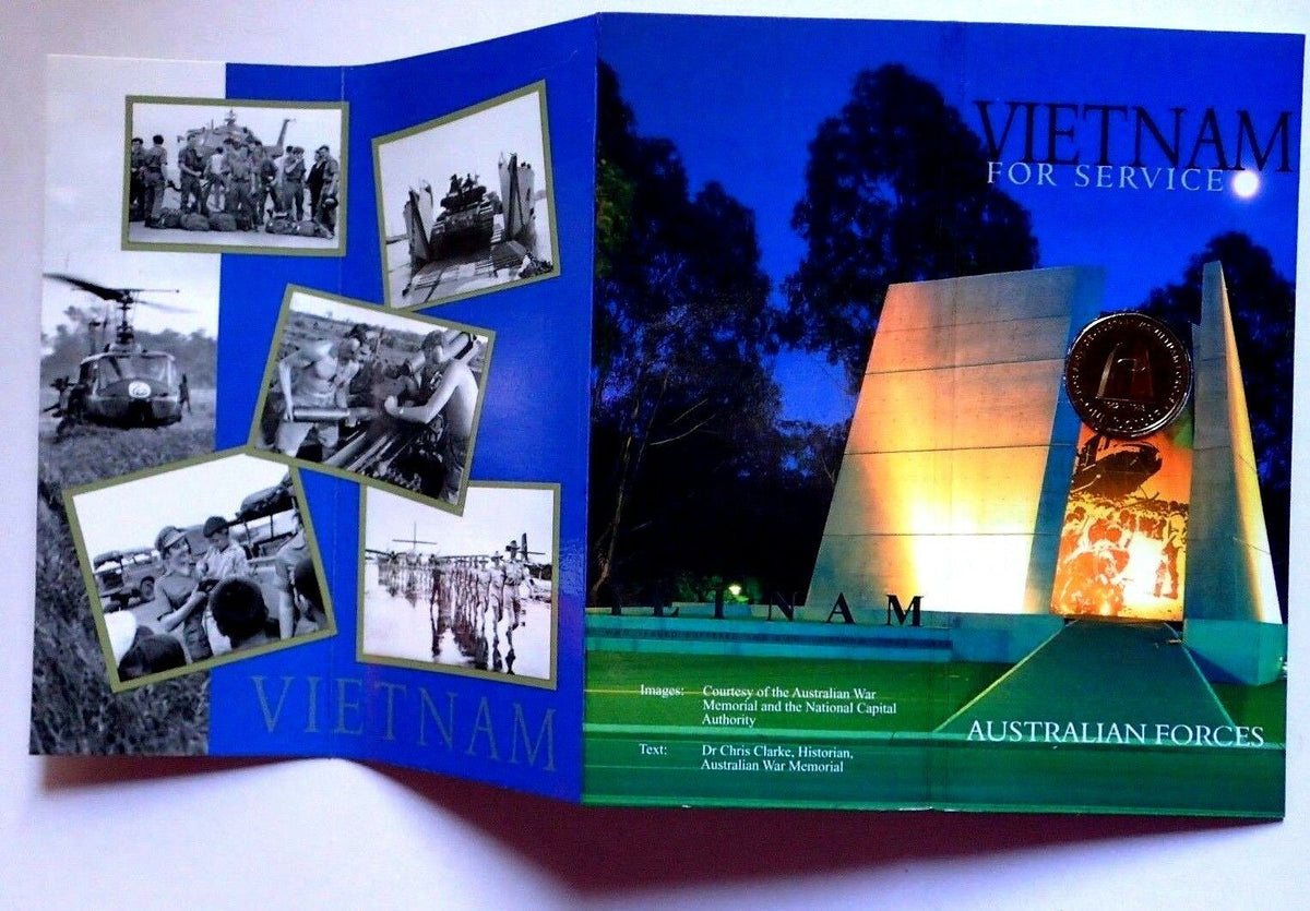 Australia 2003 $1 Uncirculated Vietnam Forces Only 57,000 Made