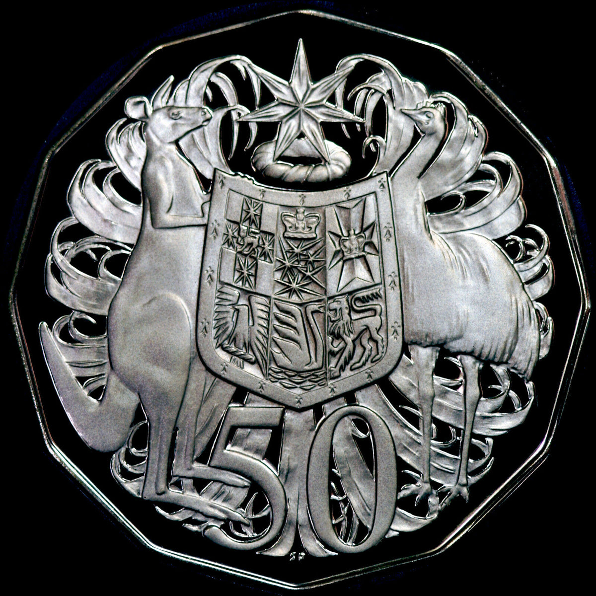 Australia 2011 50 Cent Proof Coat of Arms