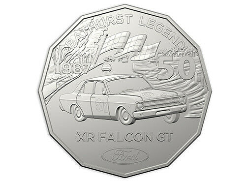 Australia 2018 50 Cent Uncirculated Ford High Octane Motorsport