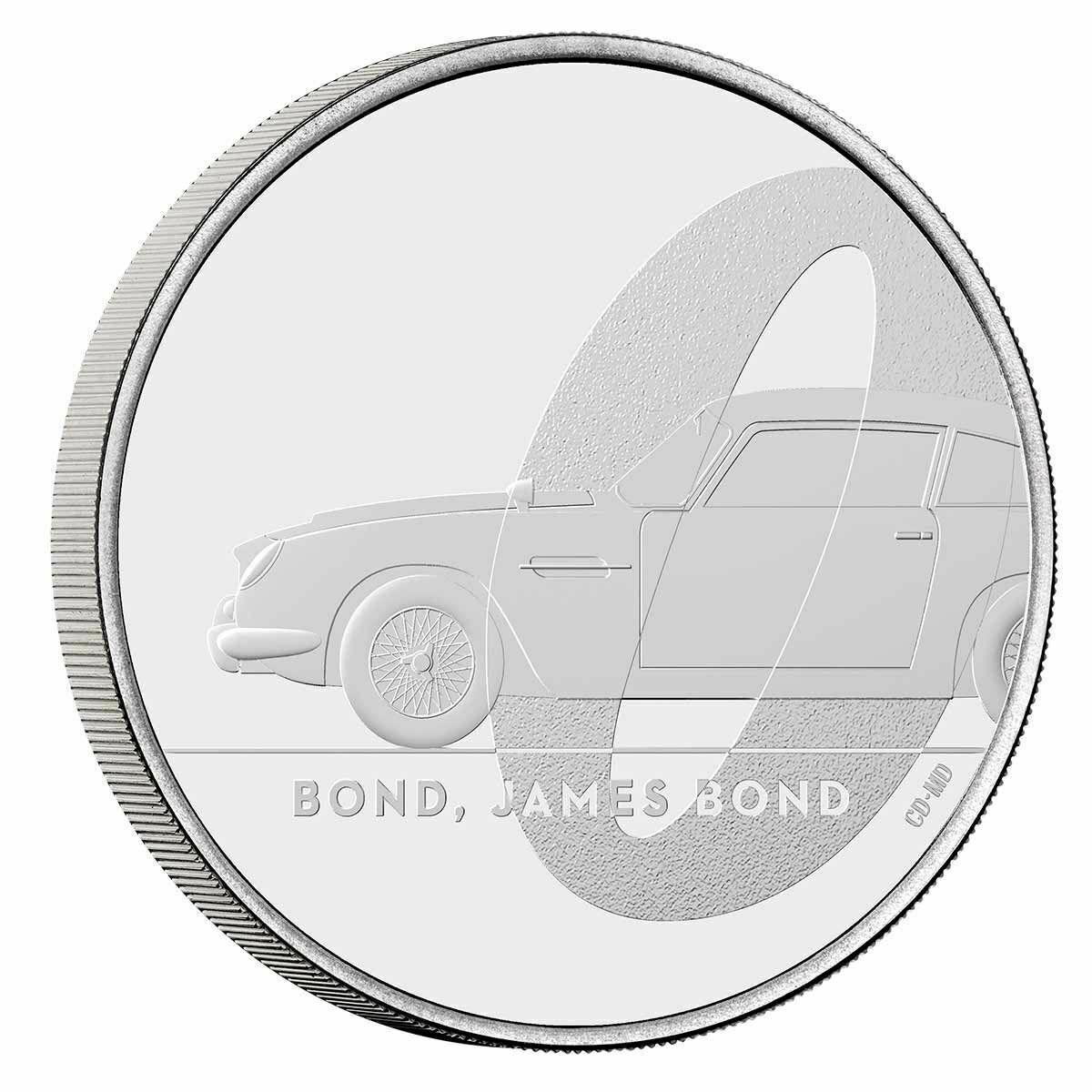 United Kingdom 2020 £5 James Bond Aston Martin BU Sealed Coin Pack