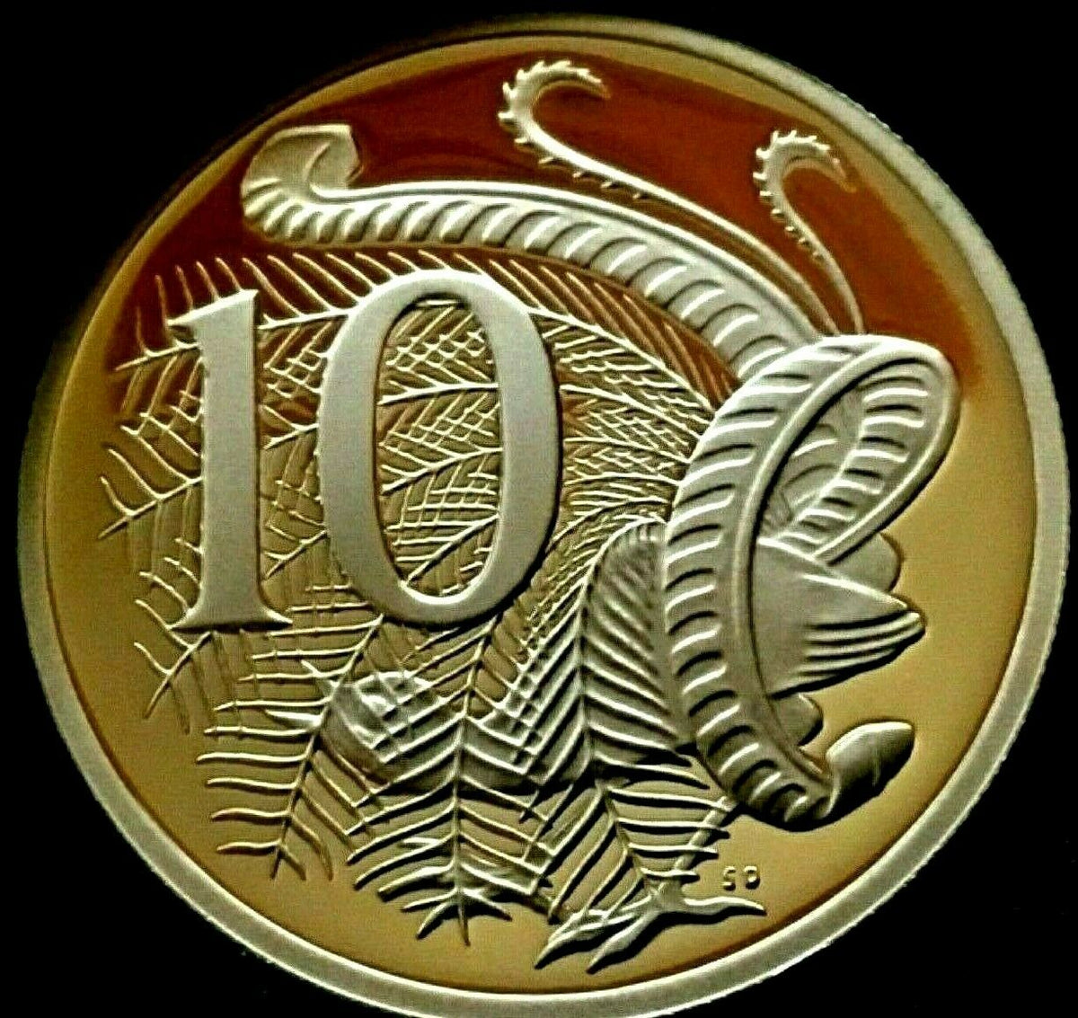 Australia 2004 10 Cent Proof Lyrebird