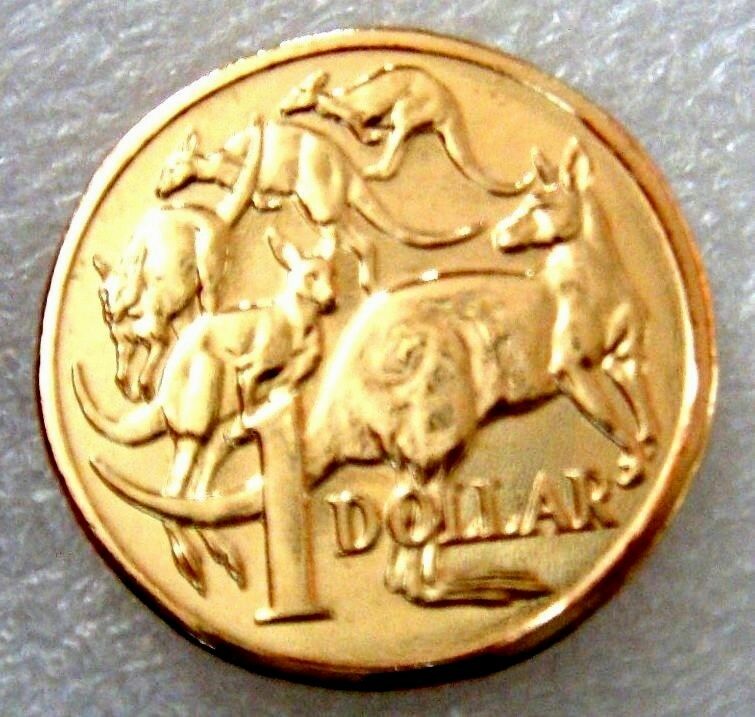 Australia 2013 $1 Uncirculated Mob of Roos
