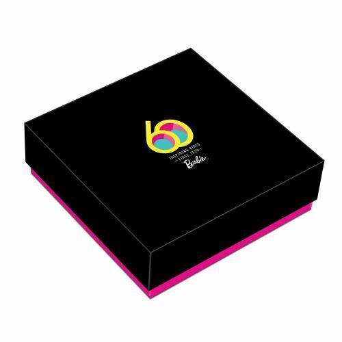 Tuvalu 2019 $1 Proof 60th Anniversary Barbie™ 1 Oz Silver Compact Case with Lights