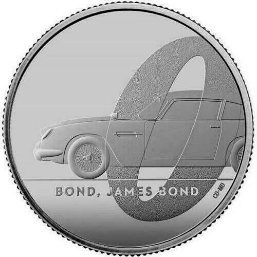 United Kingdom 2020 £1 James Bond Aston Martin 1/2oz .999 Silver Proof