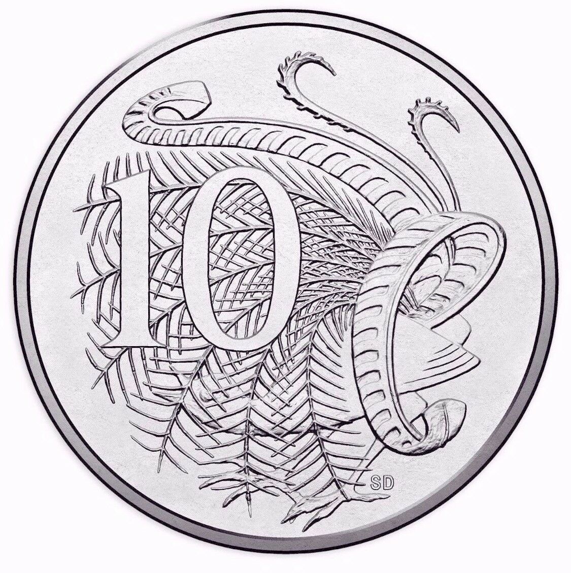 Australia 2018 10 Cent Uncirculated Lyrebird
