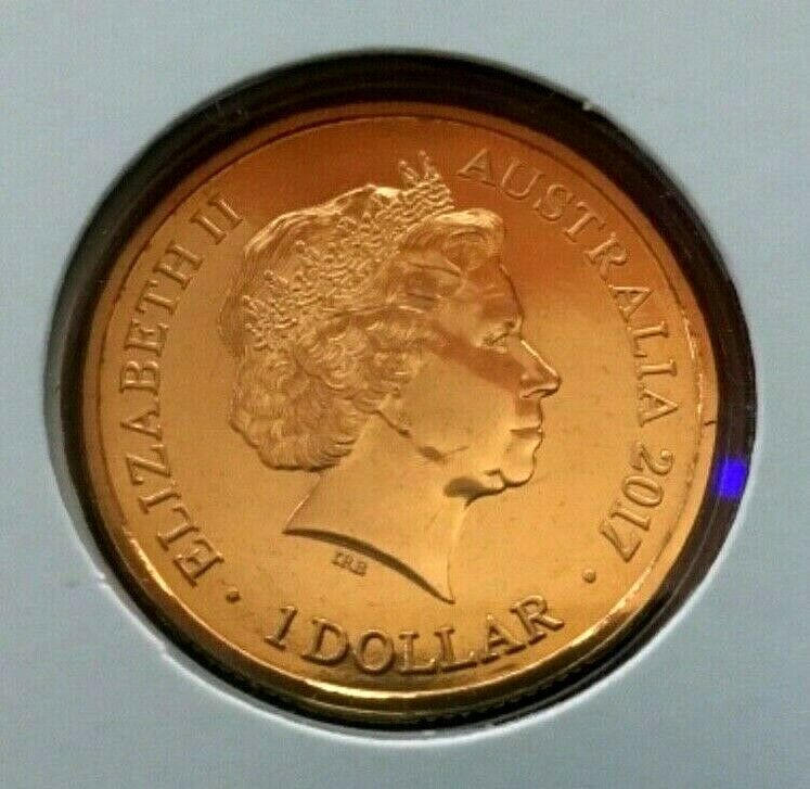 Australia 2017 $1 Uncirculated Trans - Australian Railway Centenary $1 M Mintmark