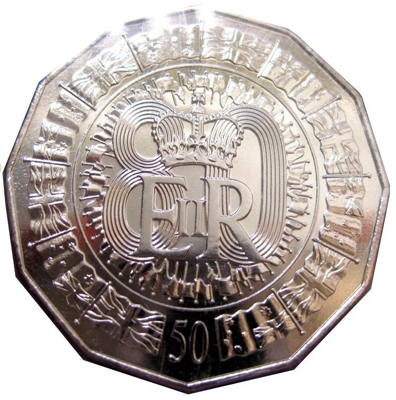 Australia 2006 50 Cent Uncirculated Queen Elizabeth 80th Birthday Coin Pack Mintage 28,191