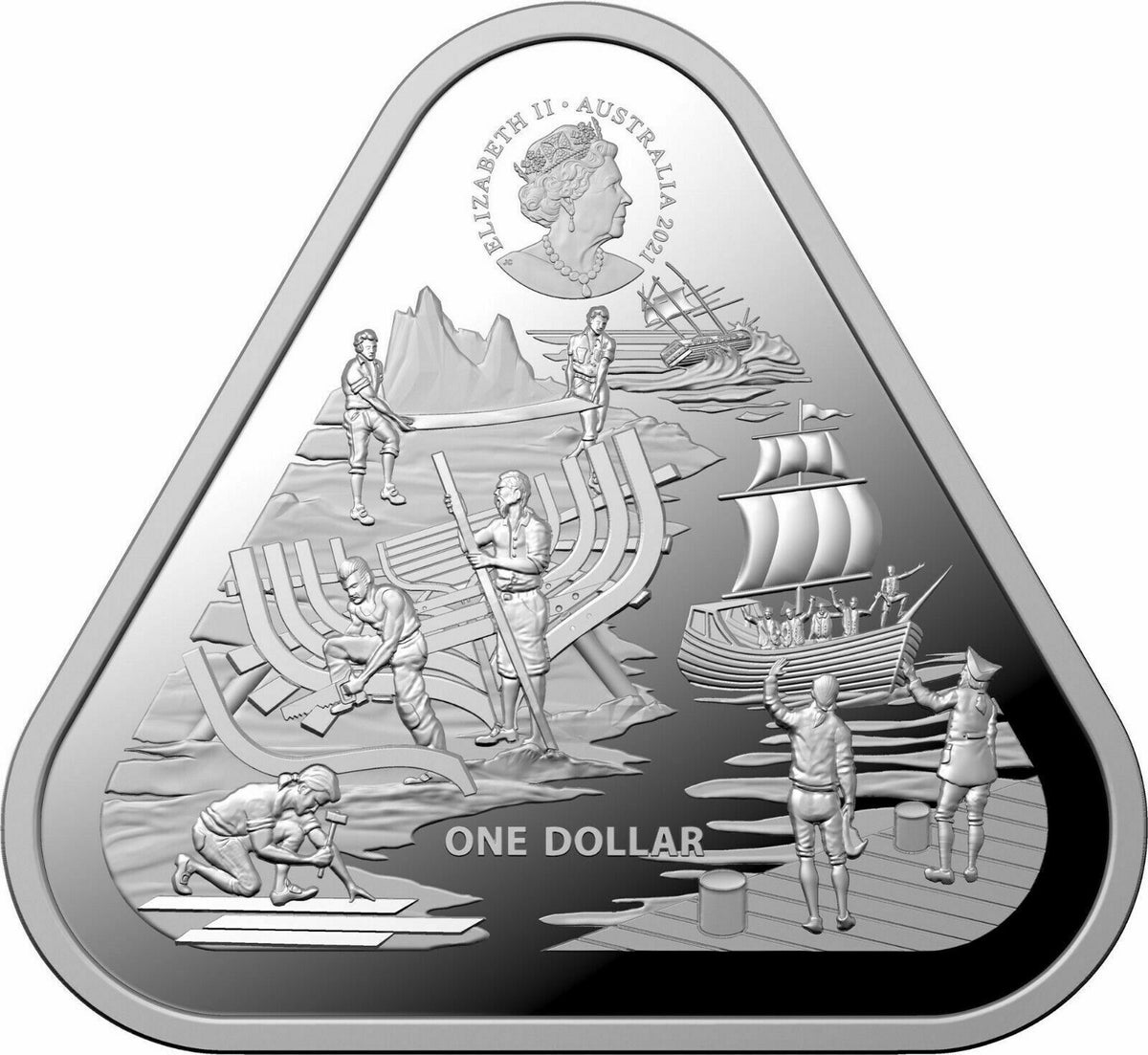 Australia 2020 $1 Uncirculated 1 Oz Silver Triangular Investment Coin – Zeewijk